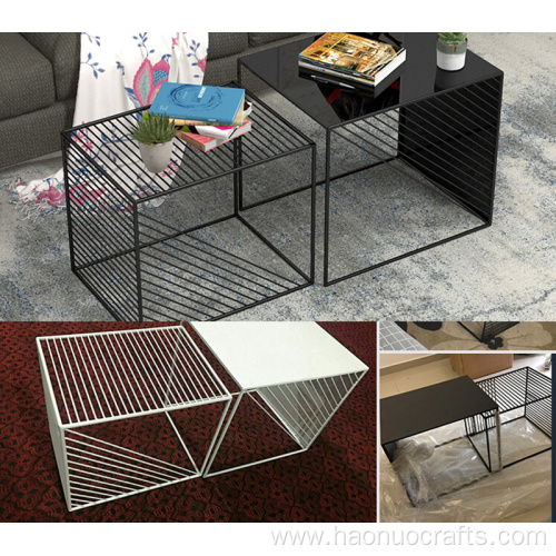 Sitting room creative recreational square small tea table